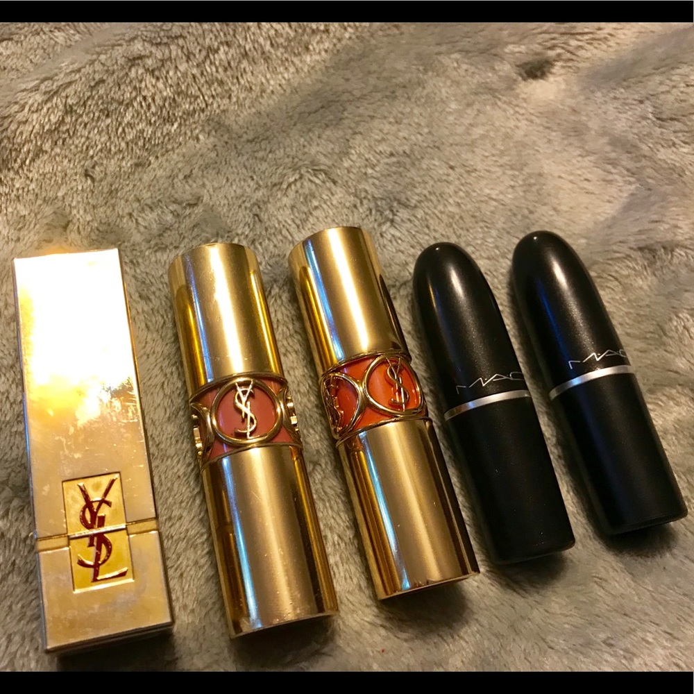 YSL and MAC lipsticks bundle